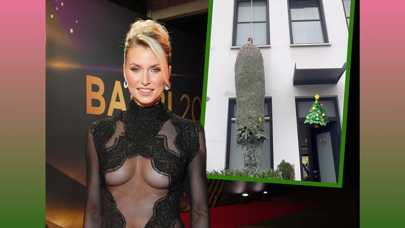 Lena Gercke im Weihnachtsfieber - Wenn der Baum nicht durch die Tür passt