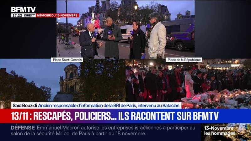 "On essaye d'identifier des survivants, on marche sur des corps, on glisse sur des flaques de sang": le témoignage de Saïd Bouzidi, ancien responsable d’information de la BRI de Paris, qui est intervenu au Bataclan