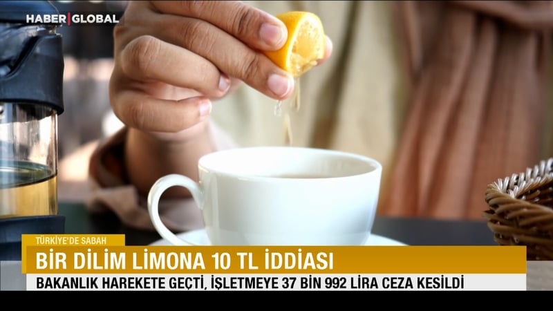 Müşteri gözlerine inanamadı: Çayın yanındaki 1 dilim limona ücret istendi