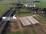 Jeremy Clarkson installs 100,000 sq ft metal car park surface at his Farmer's Dog pub - and it's so big you can see it from space