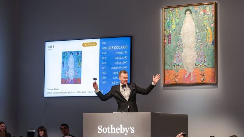 Sotheby’s: Zweitteuerstes Werk der Kunstgeschichte: Rekordpreis für Klimt-Gemälde in New York erzielt