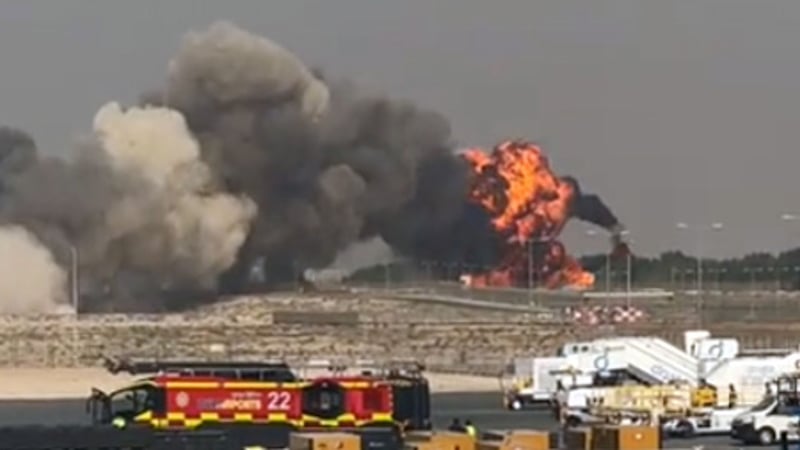 Plane crashes at Dubai air show, killing pilot