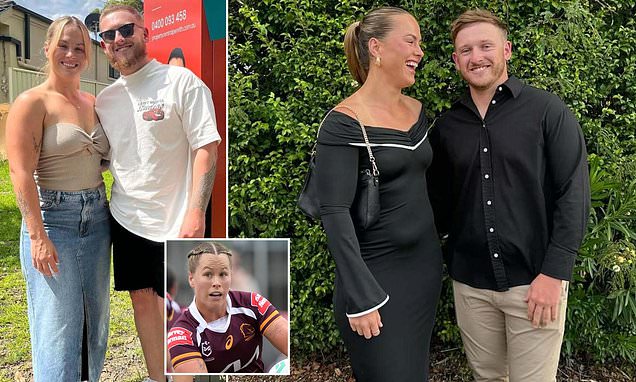 Most footy stars would bend over backwards to stay with the best team in the comp. This one is dying to leave - and she's doing it for love