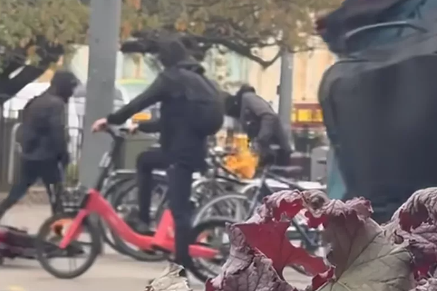 Masked gang 'attempt to steal bike' with power tool in Edinburgh