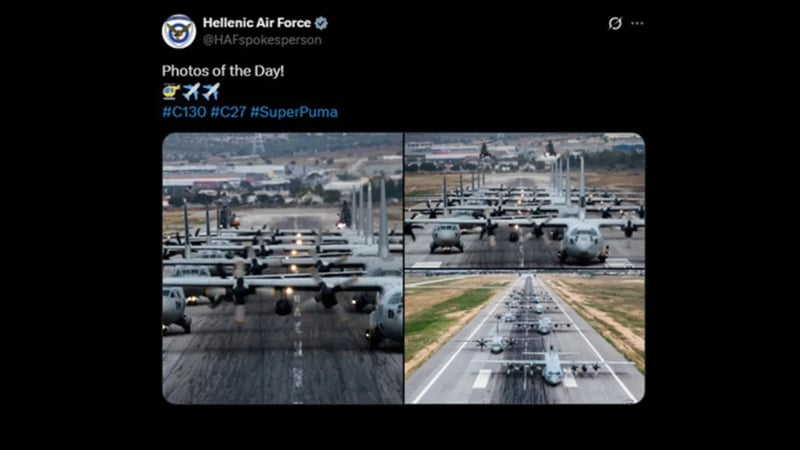 Yunanistan Hava Kuvvetleri’nden alçak paylaşım! Tepkiler sonrası geri adım attılar