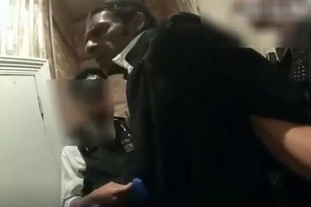 Moment Peter Augustine pleads with cops after beating pensioner to death for cottage pie