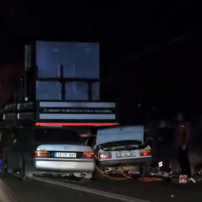 Park halindeki vince, peş peşe çarptılar: 1 ölü, 1 yaralı