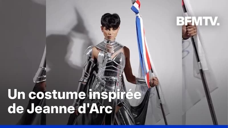 Miss Univers 2025: Ève Gilles dévoile une armure inspirée de Jeanne d'Arc