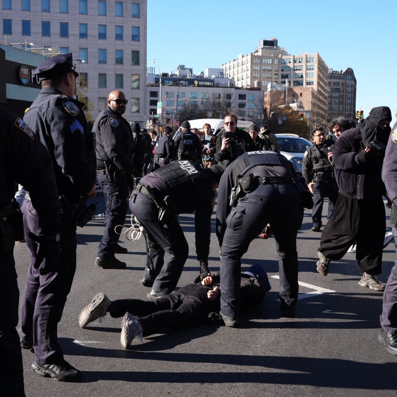 Several Arrested as Protesters Block ICE Agents From a Potential Raid in NYC