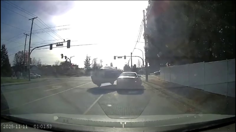 Richmond road rage incident that caused car to flip caught on dashcam video