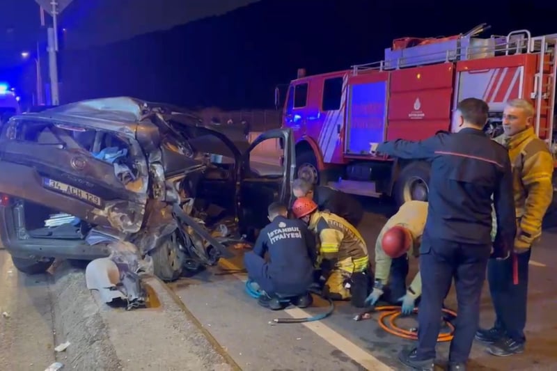 Maltepe’de zincirleme trafik kazası: 4 kişi yaralandı