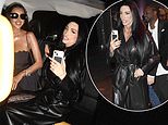 Katie Price lets her hair down with pal Chloe Khan at the Glamour Awards as she reignites feud with daughter Princess Andre over brutal snub
