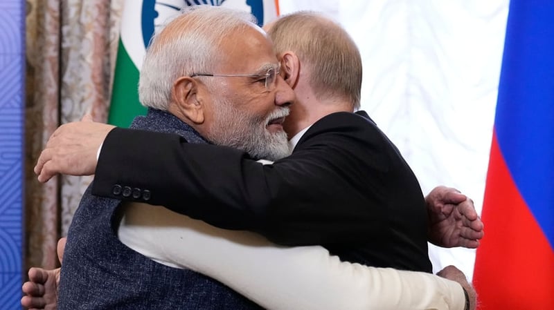 Wirtschaft: Indiens Premier Modi empfängt Kremlchef Putin zum Staatsbesuch