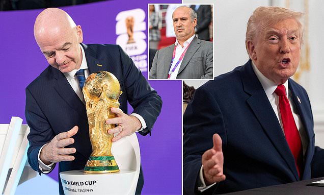 World Cup chaos begins early as Iran officials BOYCOTT Washington DC draw over Trump's 'visa restrictions'