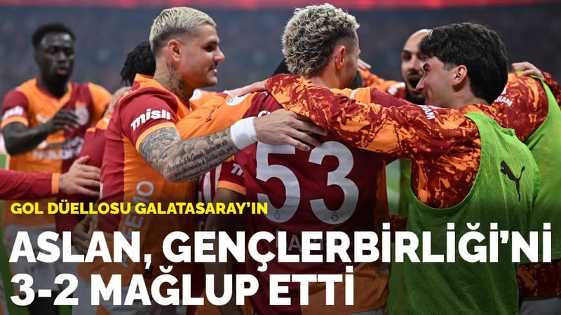 Gol düellosun Galatasaray kazandı