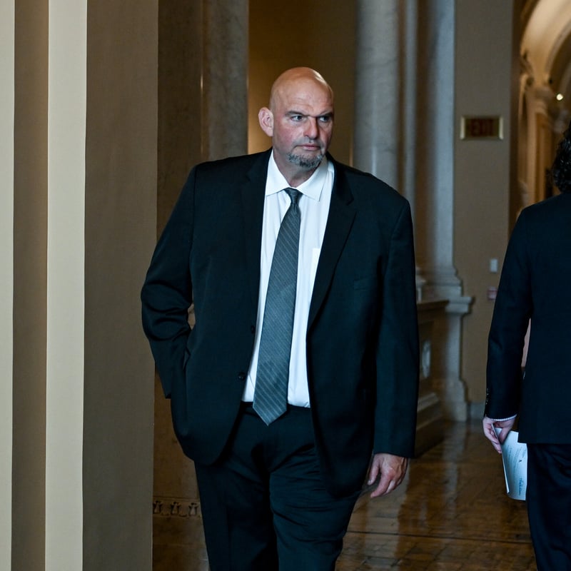 Fetterman Is Released From the Hospital After a Fall