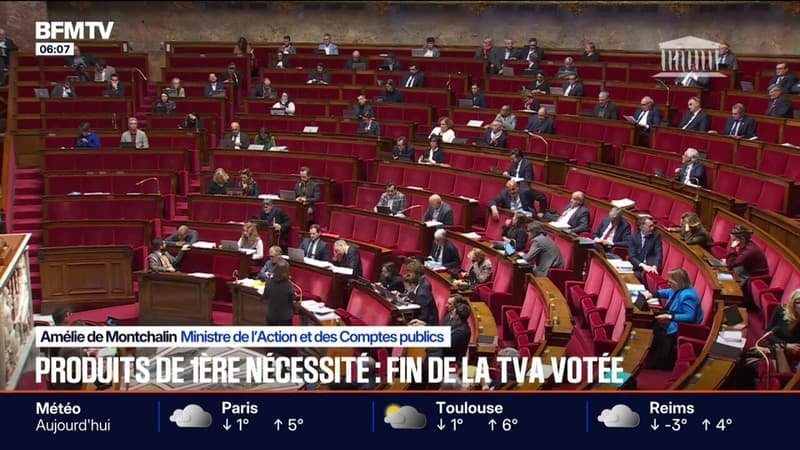 Les députés votent pour le blocage des prix en grande distribution et la TVA réduite sur les produits de première nécessité