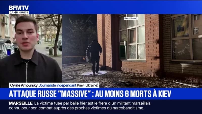 Guerre en Ukraine: au moins six morts et 35 blessés à Kiev après une attaque russe