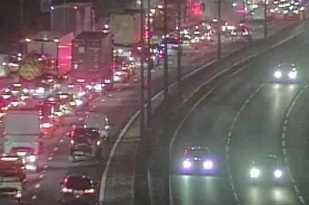 M25 traffic LIVE: Chaos as drivers face eleven-mile queues after crash sees two lanes closed