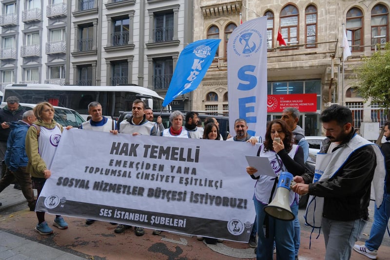 SES İstanbul Şubeleri: Emekten yana bir bütçe için mücadeleyi sürdüreceğiz