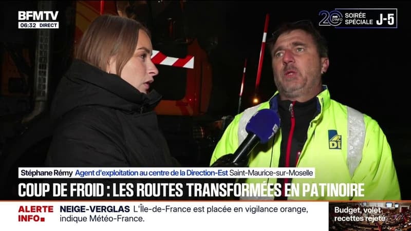 Grand froid: des opérations de salage dans les Vosges