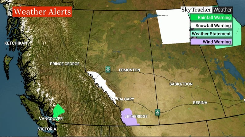 Heavy snow forecast prompts warning of possible avalanches in Rocky Mountains