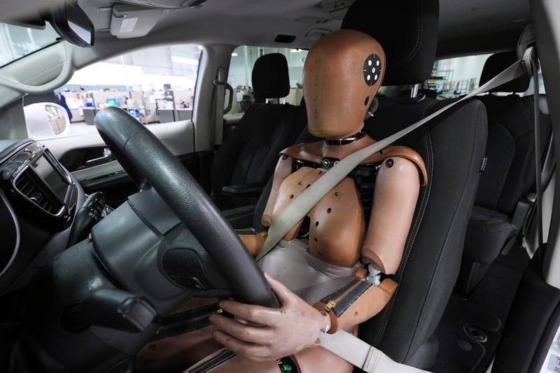 US Transportation Department endorses a female crash test dummy that more closely resembles women