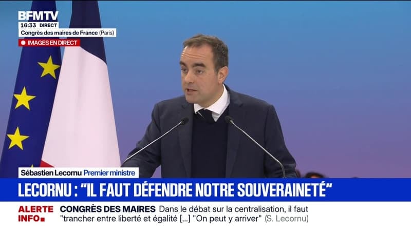 Congrès des maires: Sébastien Lecornu veut “prendre un méga décret” d’ici Noël