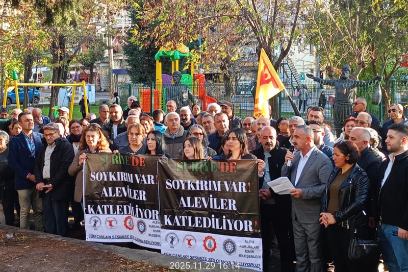 Suriye’deki Alevi katliamına İzmir bileşenlerinden tepki