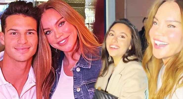 Ebru Şallı, oğlu Beren'in kız arkadaşı ile yemeğe çıktı