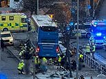 Several people killed as bus crashes into bus shelter in Sweden