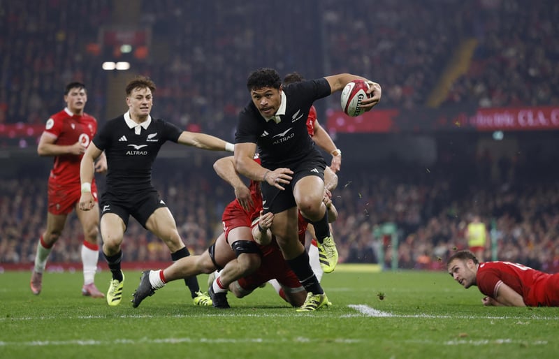 Rugby : la Nouvelle-Zélande s'impose sans trembler contre le pays de Galles