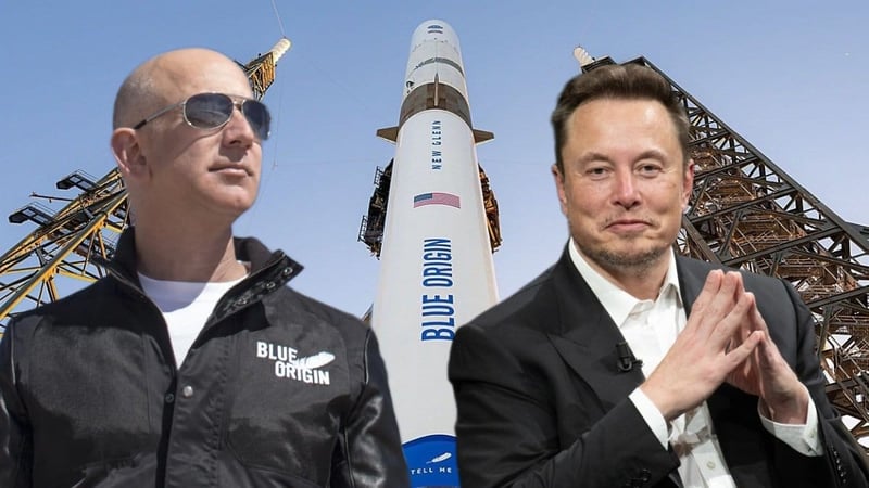 Blue Origin tarih yazdı! Elon Musk ise ezeli rakibini tebrik etti: Hem Mars misyonu başladı hem de dikey inişi başardı