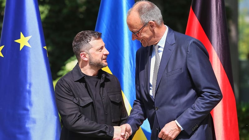 Krisen-Telefonate wegen neuem Ukraine-Plan - Merz spricht mit Trump und Selenskyj