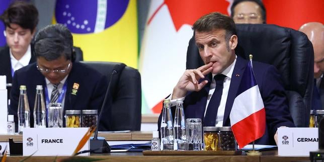 En Afrique du Sud, Emmanuel Macron estime que le G20 a « beaucoup de mal à régler » les crises et appelle à une remobilisation collective