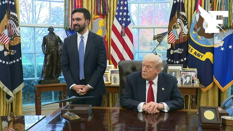 «Ça ne me dérange pas» : Quand Donald Trump ironise face au futur maire de New York qui qualifiait le président de «fasciste»