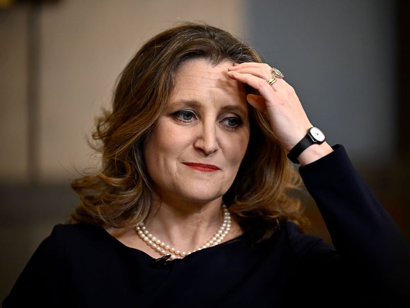After leaving cabinet, Chrystia Freeland takes top job at Oxford's prestigious Rhodes Trust