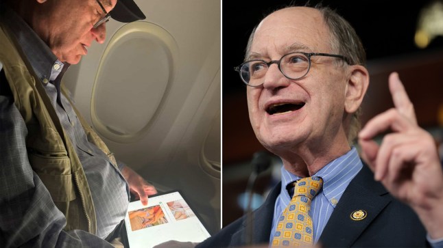 Democrat politician caught staring at X-rated photos during flight blames ‘the algorithm’