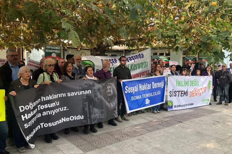 Bergama Ovacık’ta altın madenine karşı basın açıklaması: Bergama siyanür çöplüğü olmayacak