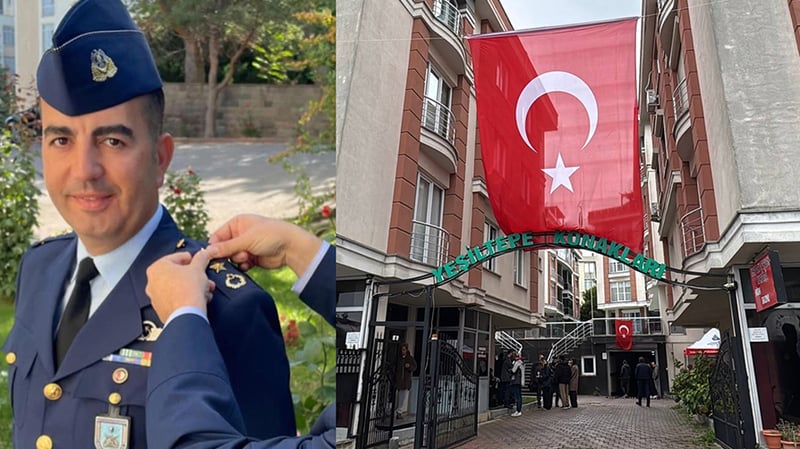 Türkiye şehitlerini uğurluyor... Pilot Yarbay Korkmaz'a son veda