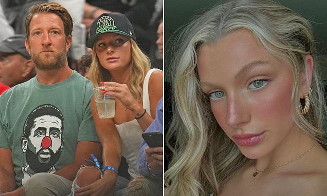 Dave Portnoy's 22-year age-gap relationship with girlfriend Camryn D'Aloia is trolled by fan with brutal sign on live TV