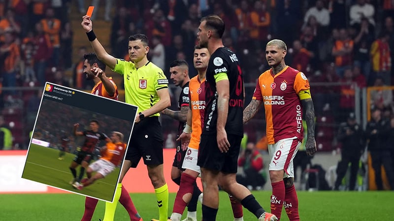 Galatasaray'dan maç sonu hakem tepkisi: Gören VAR mı?