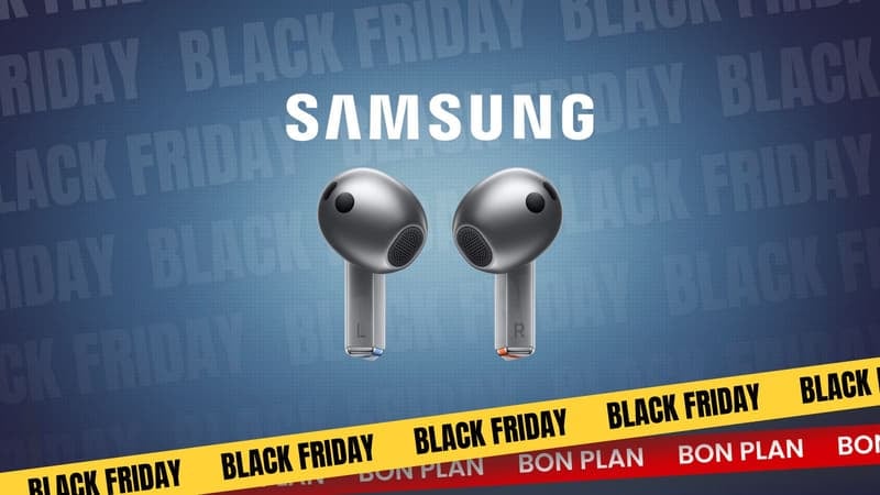 Black Friday Samsung : le prix des écouteurs Galaxy Buds3 n’a jamais été si bas