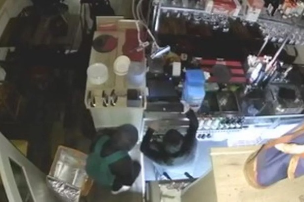 Footage captures Scots restaurant ransacked by hoods while owners in hospital