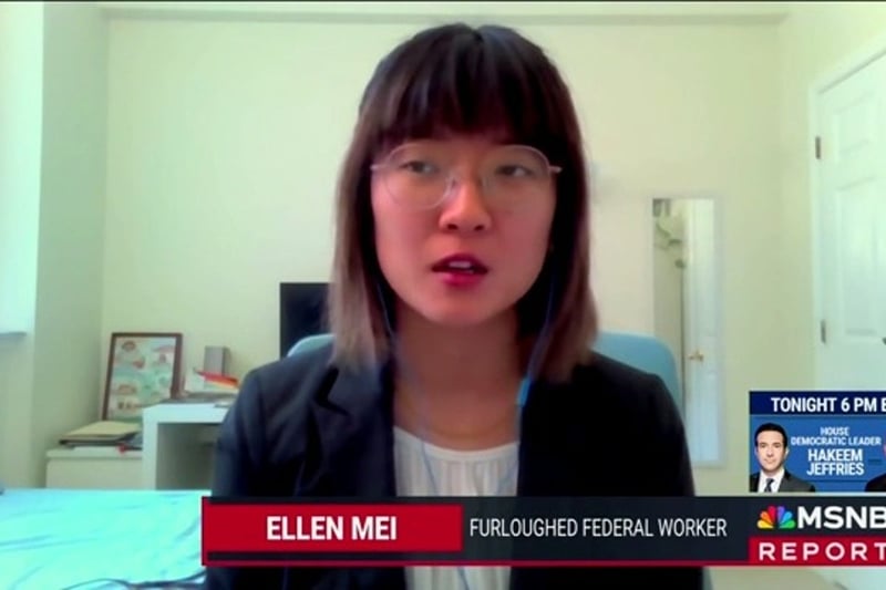 Federal worker says Trump administration retaliated against her over MSNBC interview about shutdown