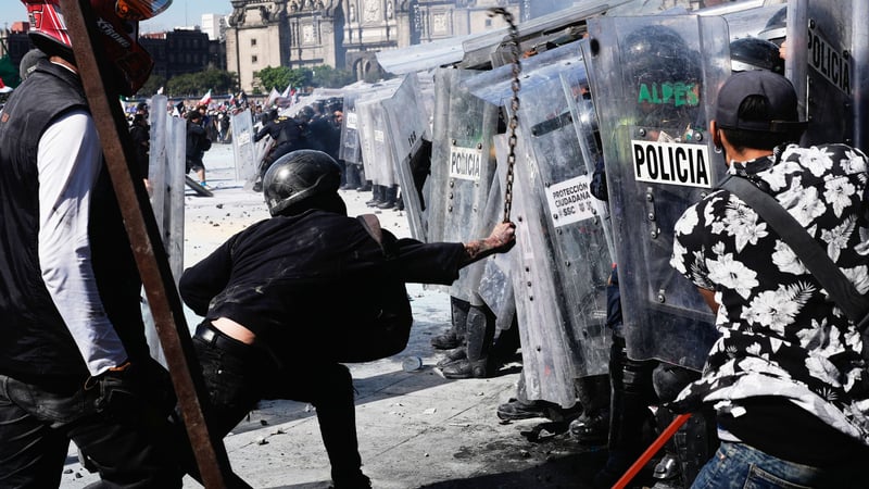 Thousands march in Generation Z protests against crime in Mexico