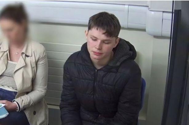 Chilling footage of police interview with teen nursery worker who raped children