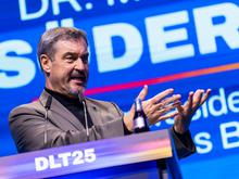 Junge Union: Söder zum Rentenstreit: Merz muss Koalition zusammenhalten