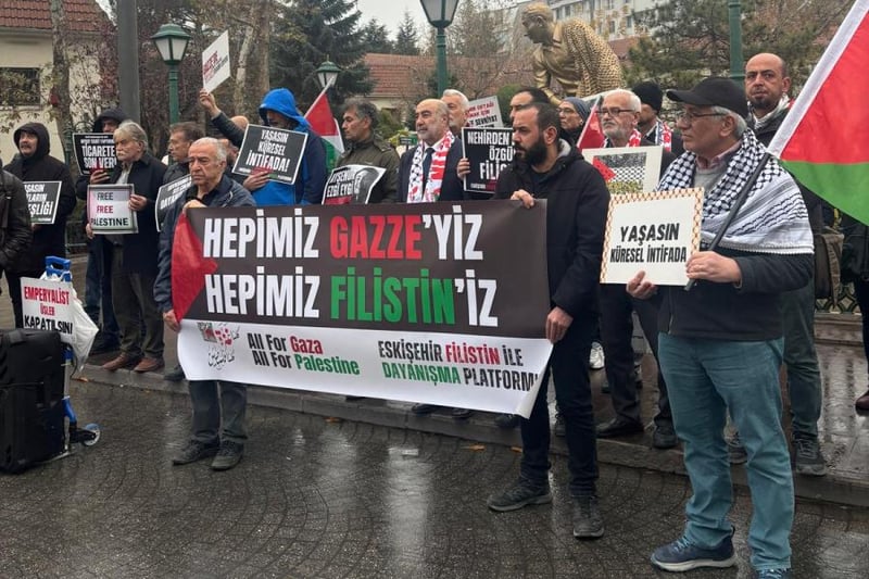 Eskişehir Filistin ile Dayanışma Platformu: Filistin mücadelesi, tüm insanlığın özgürlük mücadelesidir
