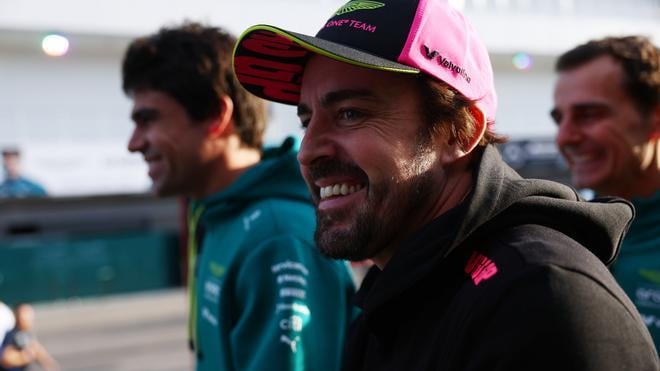 Alonso, agradecido: "La lluvia nos ha ayudado muchísimo"
